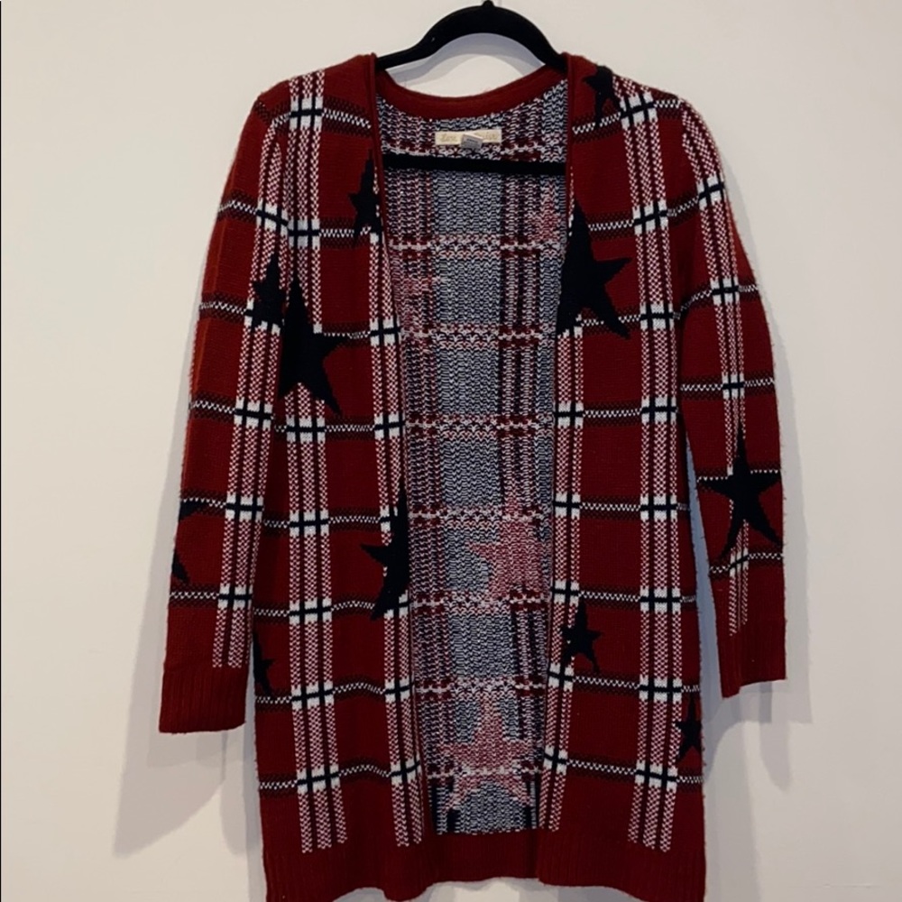Knit Cardigan with Stars